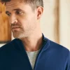 Sweaters | Faherty Brand Movement™ Quarter Zip Sweater (Tall) - Marine Navy Heather