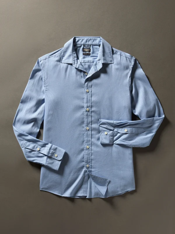 Shirts | Faherty Brand Movement™ Shirt - Azure Pincheck