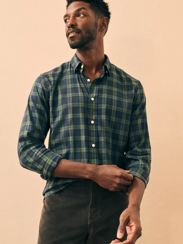 Shirts | Faherty Brand Movement™ Shirt - Blackwatch Plaid