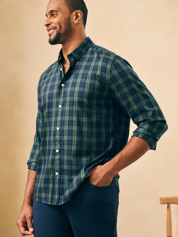 Shirts | Faherty Brand Movement™ Shirt - Blackwatch Plaid