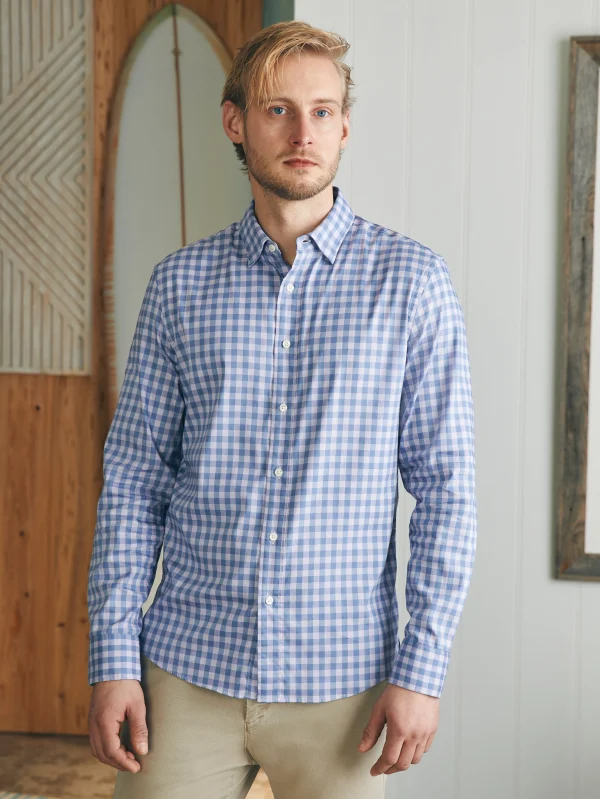 Shirts | Faherty Brand Movement™ Shirt - Lilac Waters Gingham