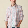 Shirts | Faherty Brand Movement™ Shirt - Ocean Coral Plaid