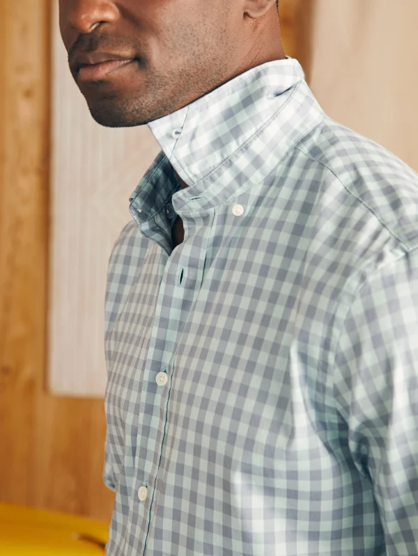 Shirts | Faherty Brand Movement™ Shirt - Teal Coast Gingham