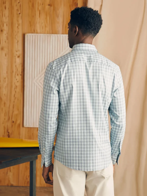 Shirts | Faherty Brand Movement™ Shirt - Teal Coast Gingham