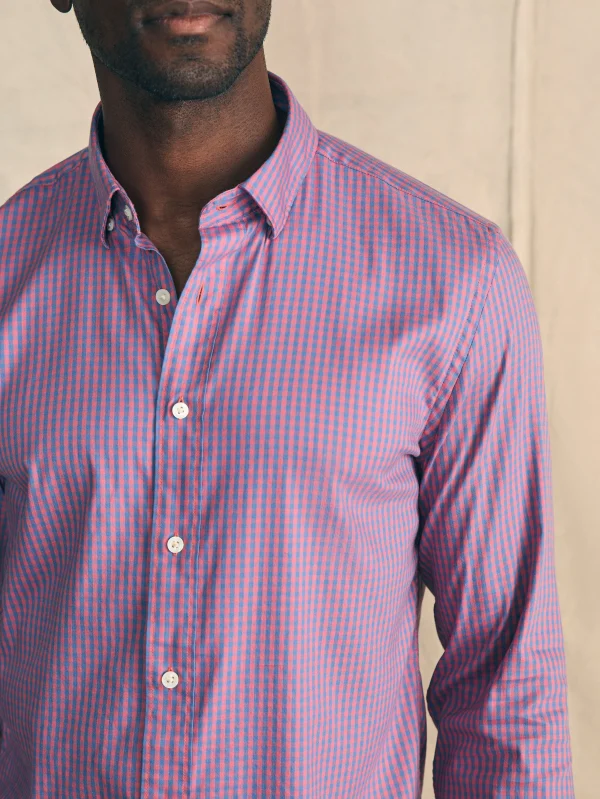 Shirts | Faherty Brand Movement™ Shirt (Tall) - Blue Rose Gingham