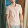 Polo Shirts | Faherty Brand Movement™ Short-Sleeve Pique Polo Shirt - Hilo Rose Floral Print