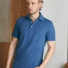 Polo Shirts | Faherty Brand Movement™ Short-Sleeve Polo Shirt - Sea Navy Heather