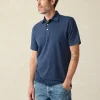 Polo Shirts | Faherty Brand Movement™ Short-Sleeve Polo Shirt - Great Falls Heather