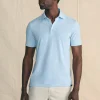 Polo Shirts | Faherty Brand Movement™ Short-Sleeve Polo Shirt - Cardiff Blue Heather