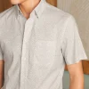 Shirts | Faherty Brand Movement™ Short-Sleeve Shirt - Ivory Cliff Floral