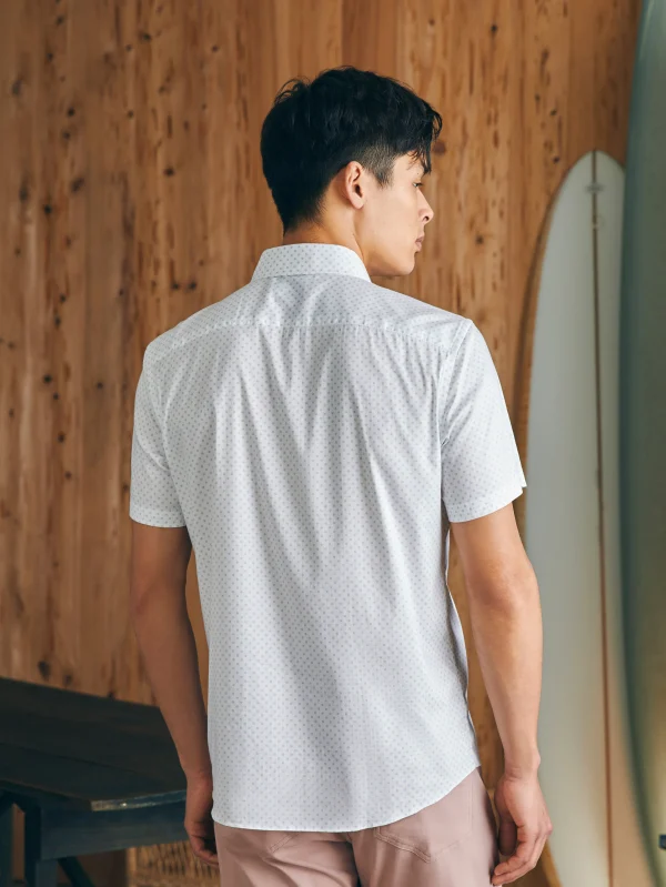 Shirts | Faherty Brand Movement™ Short-Sleeve Shirt (Tall) - Mist Sunburst