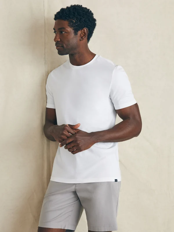 T-Shirts & Henleys | Faherty Brand Movement™ Short-Sleeve T-Shirt - Pure White