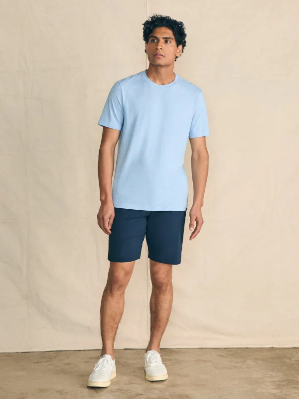 T-Shirts & Henleys | Faherty Brand Movement™ Short-Sleeve T-Shirt - Cardiff Blue Heather