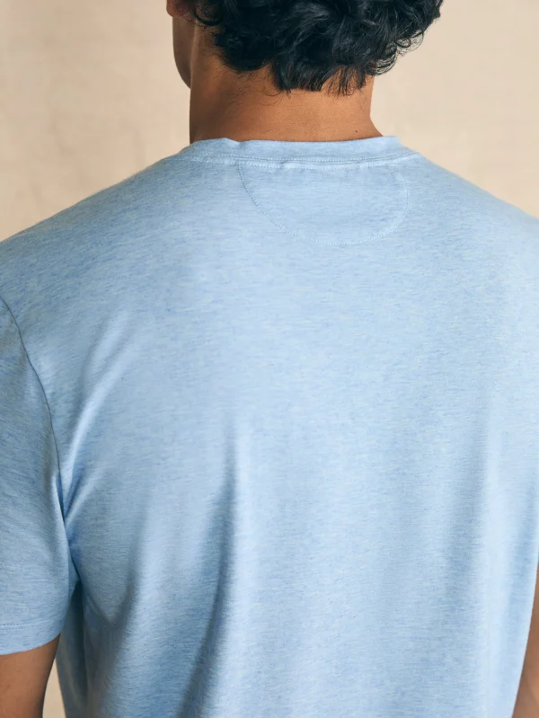 T-Shirts & Henleys | Faherty Brand Movement™ Short-Sleeve T-Shirt - Cardiff Blue Heather