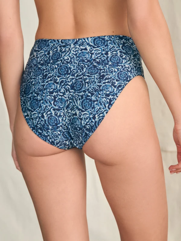 Swim | Faherty Brand Nantucket High Waisted Bottom - Navy Imma Floral