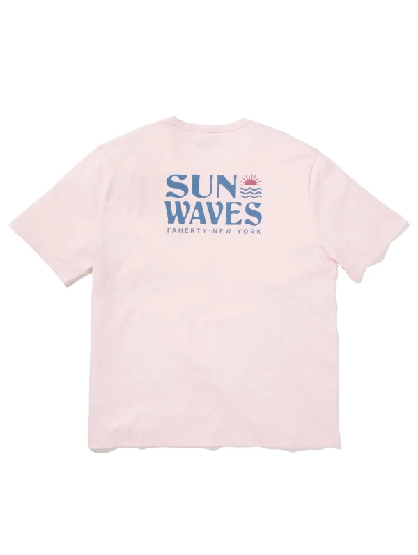 T-Shirts & Henleys | Faherty Brand New York Short-Sleeve Crew T-Shirt - Pearl Pink