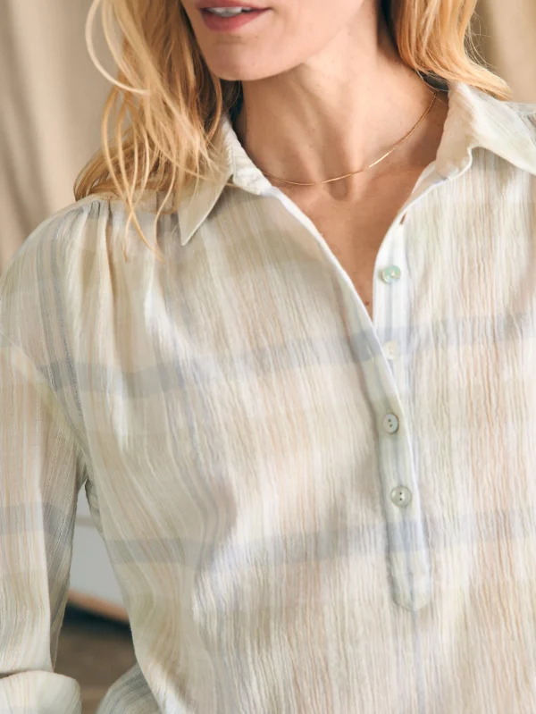 Shirts & Tops | Faherty Brand Olli Top - Atwood Plaid