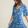 Dresses | Faherty Brand Orinda Mini Dress - Blue Ginger Floral