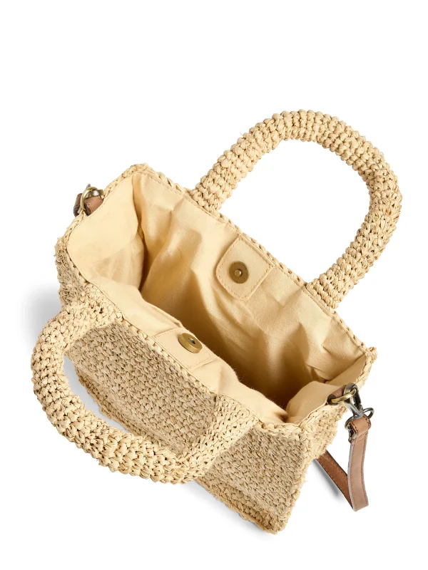 Bags | Faherty Brand Raffia Cross Body Bag - Natural