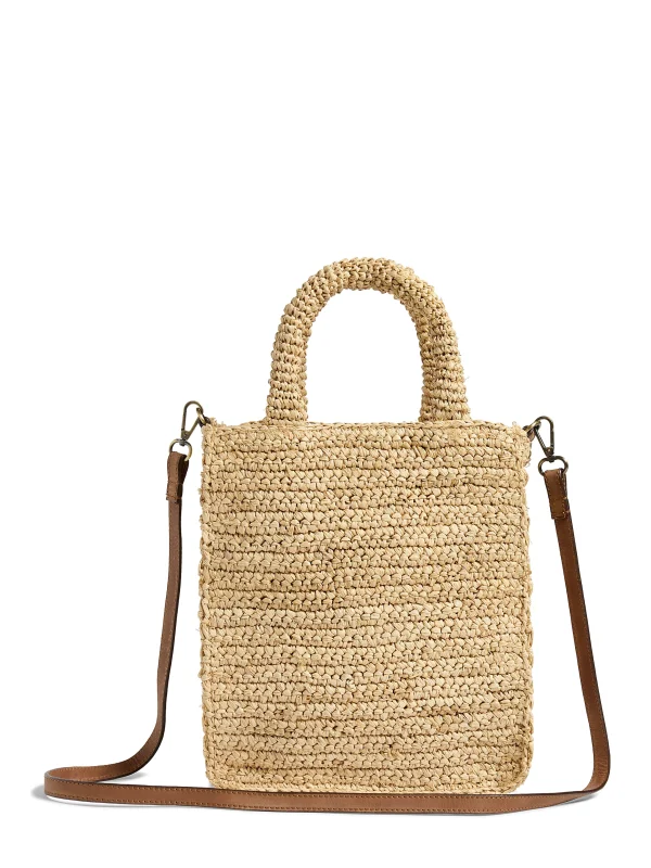 Bags | Faherty Brand Raffia Cross Body Bag - Natural