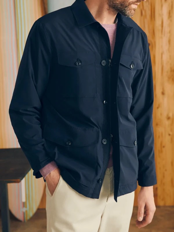 Jackets & Vests | Faherty Brand Reserve Four Pocket Field Jacket - Northern Navy