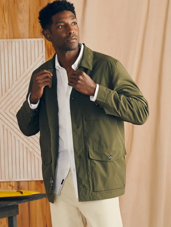 Jackets & Vests | Faherty Brand Reserve Four Pocket Field Jacket - Cascade Olive