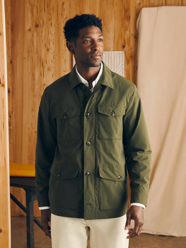 Jackets & Vests | Faherty Brand Reserve Four Pocket Field Jacket - Cascade Olive