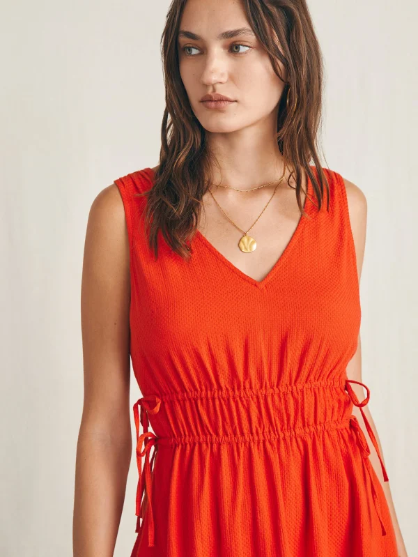 Dresses | Faherty Brand Sandbar Maxi Dress - Poppy Red