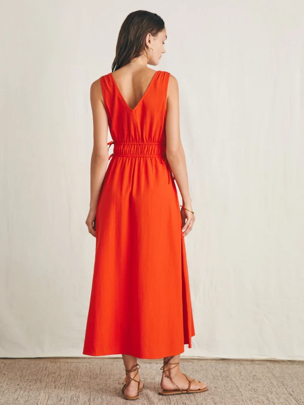 Dresses | Faherty Brand Sandbar Maxi Dress - Poppy Red