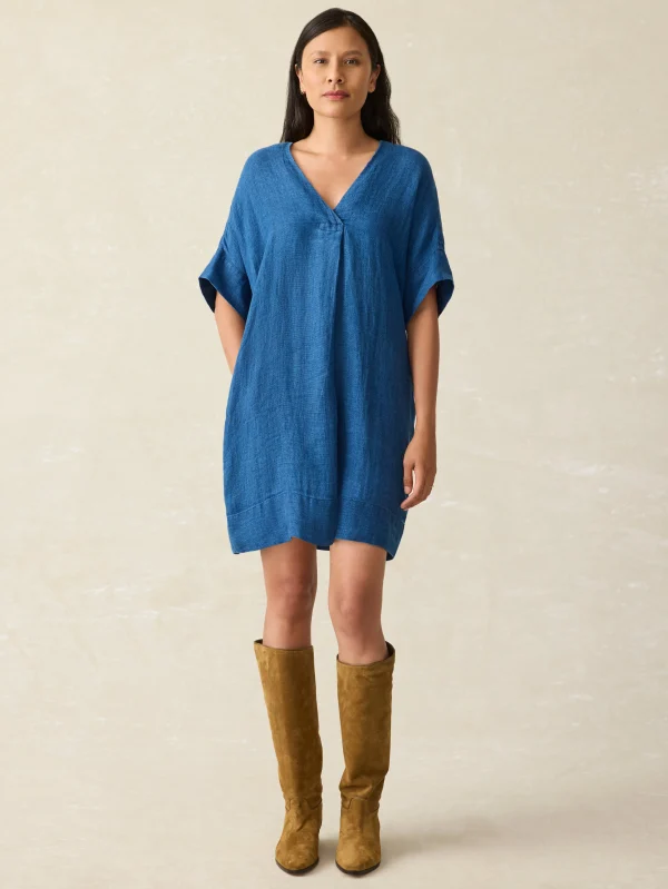 Dresses | Swim | Faherty Brand Sanibel Basketweave Dress - Indigo