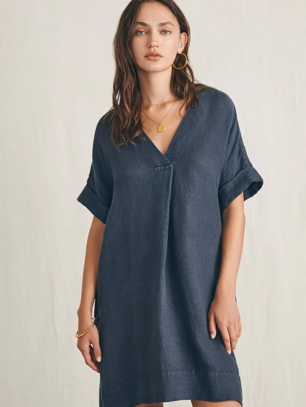 Dresses | Swim | Faherty Brand Sanibel Basketweave Dress - Washed Black