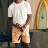 Shorts | Swim | Faherty Brand Shorelite Active Swim Short (7" Inseam) - Coral Blossom