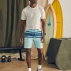 Shorts | Swim | Faherty Brand Shorelite Active Swim Short (7" Inseam) - Shore Teal