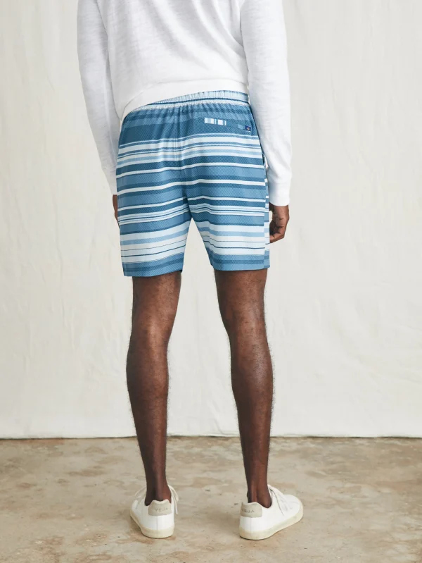 Swim | Faherty Brand Shorelite Active Swim Short (7" Inseam) - Icy Waters Ombre