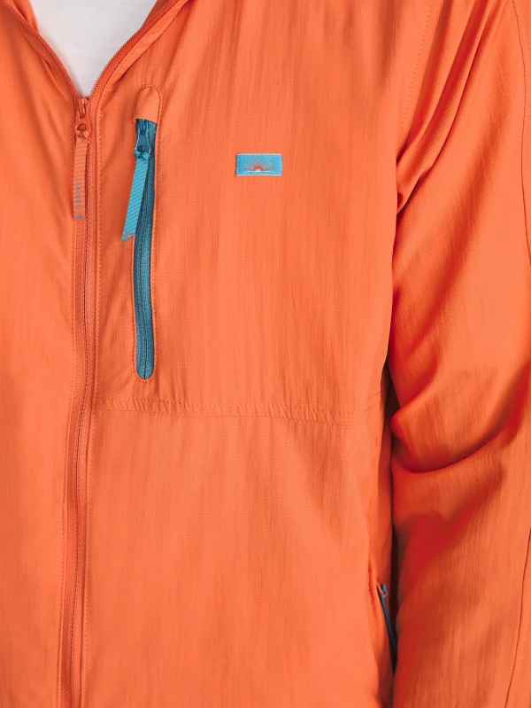 Jackets & Vests | Faherty Brand Shorelite Packable Anorak - Isle Orange