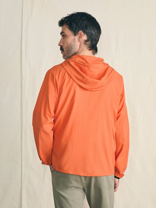 Jackets & Vests | Faherty Brand Shorelite Packable Anorak - Isle Orange