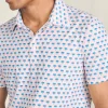 Polo Shirts | Faherty Brand Shorelite Short-Sleeve Tech Polo - Pink Paradise Palm