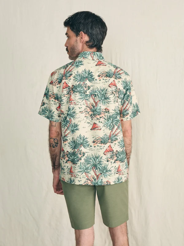 Shirts | Faherty Brand Shorelite Short-Sleeve Tech Shirt - Scenic Safari