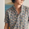 Shirts | Faherty Brand Short-Sleeve Breeze Shirt - Faded Floral Batik