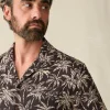 Shirts | Faherty Brand Short-Sleeve Hemp Blend Camp Shirt - Charcoal Tropic Trees