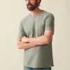 T-Shirts & Henleys | Faherty Brand Short-Sleeve Hemp Blend Tee - Olive Dusk