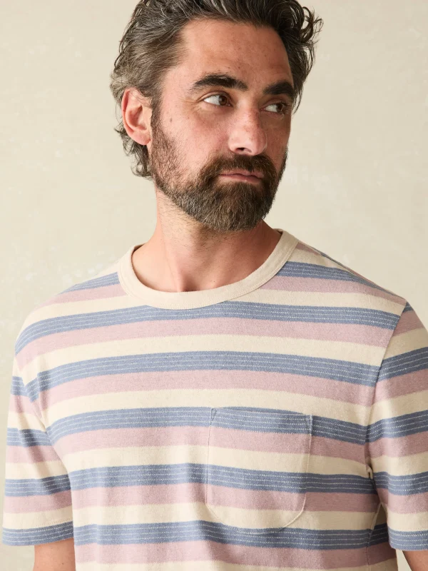 T-Shirts & Henleys | Faherty Brand Short-Sleeve Hemp Blend Tee - Autumn Beach Ombre