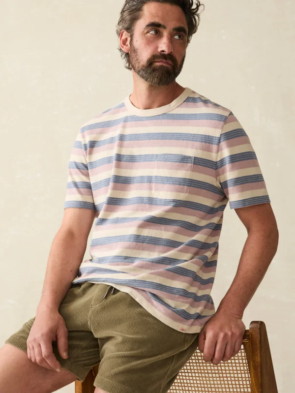 T-Shirts & Henleys | Faherty Brand Short-Sleeve Hemp Blend Tee - Autumn Beach Ombre