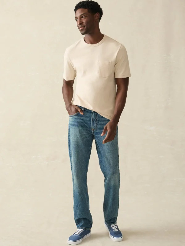 T-Shirts & Henleys | Faherty Brand Short-Sleeve Hemp Blend Tee - Dusty Ivory