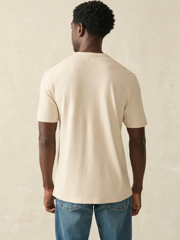 T-Shirts & Henleys | Faherty Brand Short-Sleeve Hemp Blend Tee - Dusty Ivory