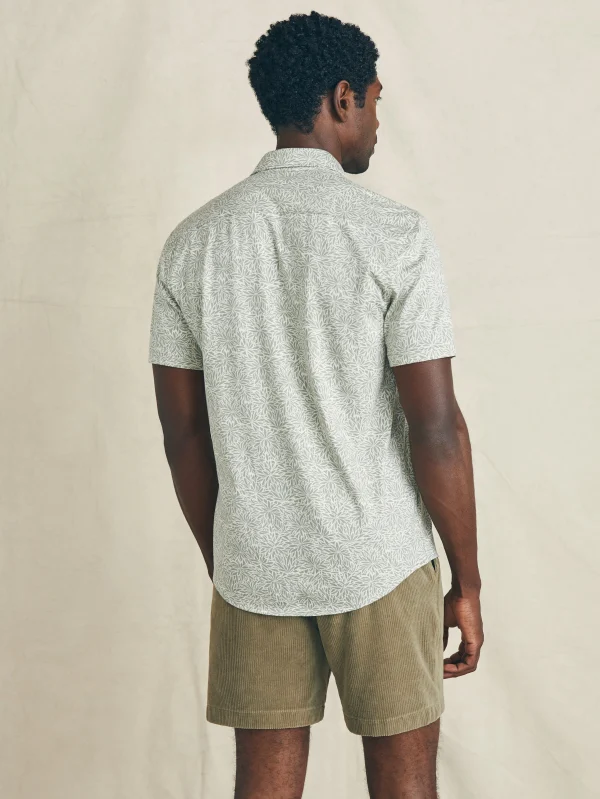 Shirts | Faherty Brand Short-Sleeve Hermosa Knit Shirt - Olive Frond