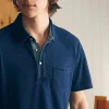 Polo Shirts | Faherty Brand Short-Sleeve Indigo Polo Shirt - Midnight Wash