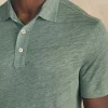 Polo Shirts | Faherty Brand Short-Sleeve Linen Polo - Desert Olive