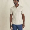 Polo Shirts | Faherty Brand Short-Sleeve Linen Polo - Natural