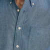 Shirts | Faherty Brand Short-Sleeve Stretch Playa Shirt (Tall) - Weathered Blue